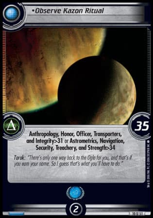 Observe Kazon Ritual 2E