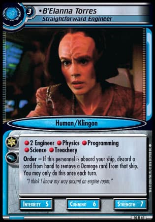 B'Elanna Torres 2E (Straightforward Engineer)