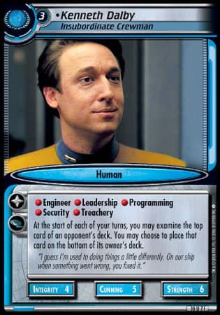 Kenneth Dalby 2E (Insubordinate Crewman)