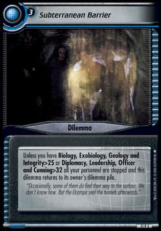Subterranean Barrier 2E