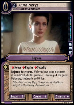 Kira Nerys 2E (Bit of a Fighter)