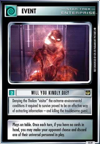 Will You Kindly Die?