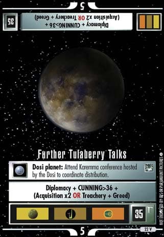 Further Tulaberry Talks