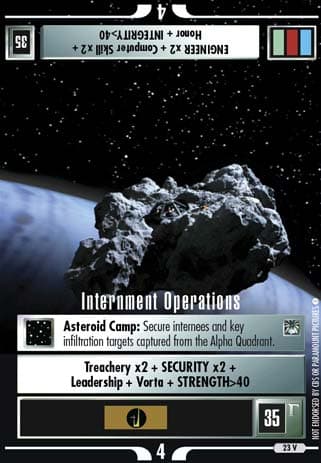 Internment Operations