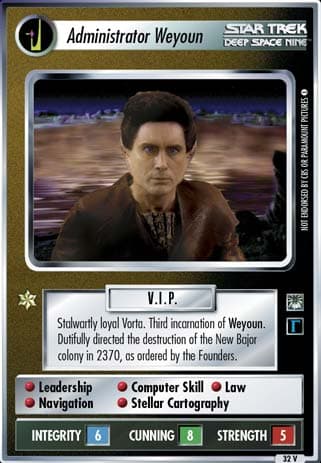 Administrator Weyoun *VP