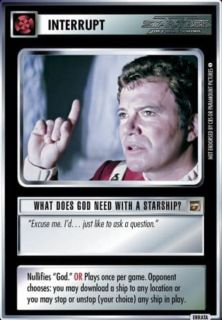 What Does God Need With a Starship?