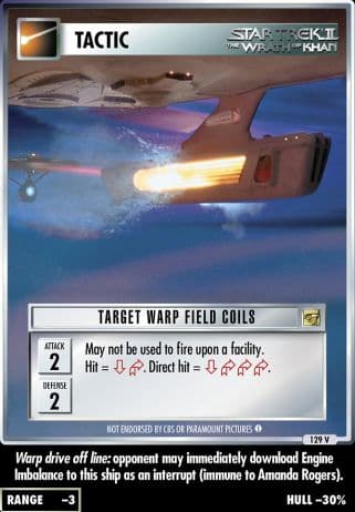 Target Warp Field Coils