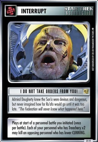 I Do Not Take Orders From You!