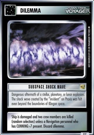 Subspace Shock Wave