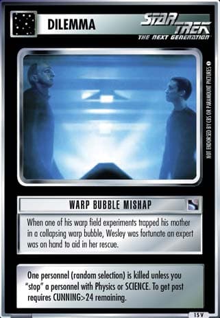 Warp Bubble Mishap
