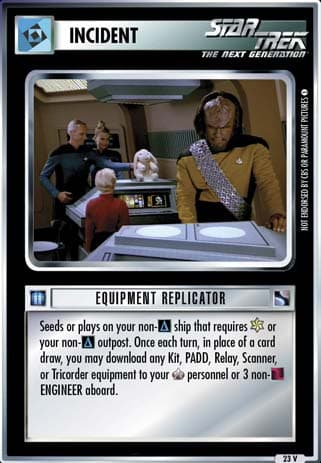 Equipment Replicator
