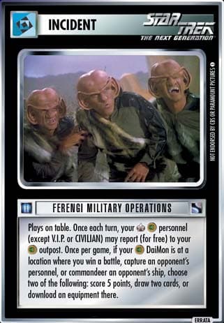 Ferengi Military Operations
