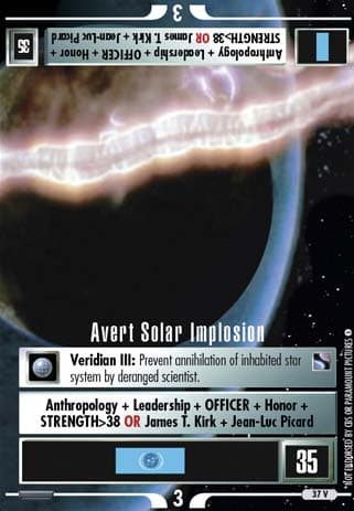 Avert Solar Implosion