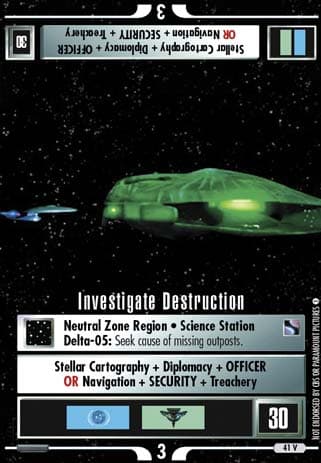 Investigate Destruction