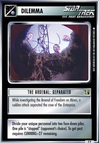 The Arsenal: Separated