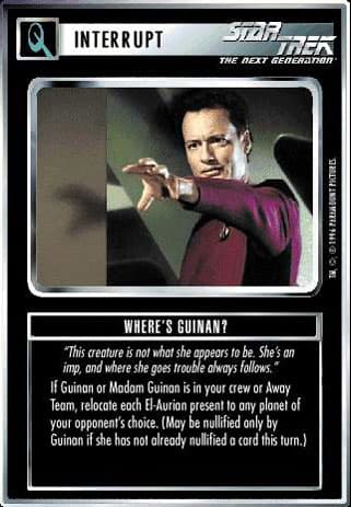 Where's Guinan?