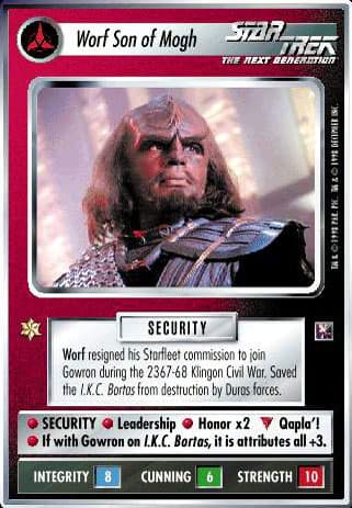 Worf Son of Mogh