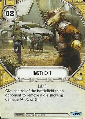 Hasty Exit