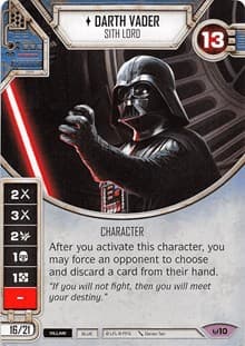 Darth Vader - Sith Lord (Card Only)
