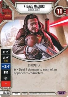 Baze Malbus - Crack Shot (Card Only)
