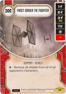 First Order TIE Fighter (Card Only)