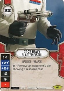 DT-29 Heavy Blaster Pistol (Card Only)