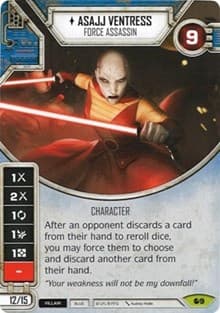 Asajj Ventress - Force Assassin (Card Only)