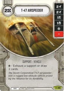 T-47 Airspeeder (Card Only)
