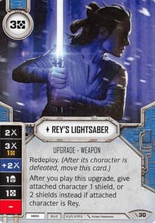 Rey's Lightsaber (Card Only)