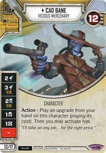 Cad Bane - Vicious Mercenary (Card Only)