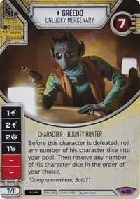 Greedo - Unlucky Mercenary (Card Only)