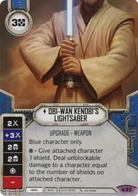 Obi-Wan Kenobi's Lightsaber (Card Only)