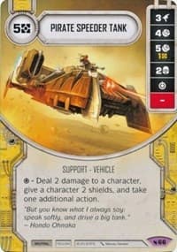Pirate Speeder Tank (Card Only)