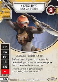 Ketsu Onyo - Black Sun Operative (Card Only)