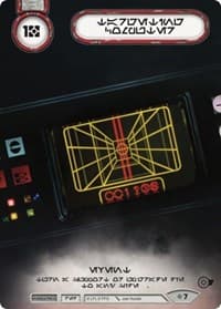 Targeting Computer (Extended Full Art) (Aurebesh Text)