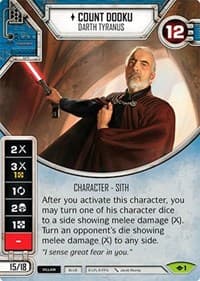 Count Dooku - Darth Tyranus (Card Only)