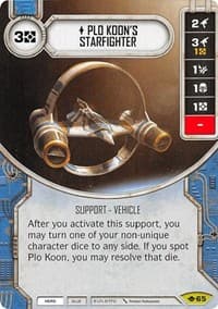 Plo Koon's Starfighter (Card Only)