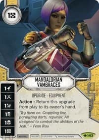 Mandalorian Vambraces (Card Only)
