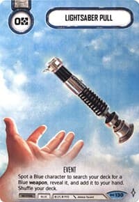 Lightsaber Pull (Extended Full Art) (Galactic Qualifier)