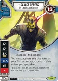 Savage Opress - Reckless Warrior (Card Only)