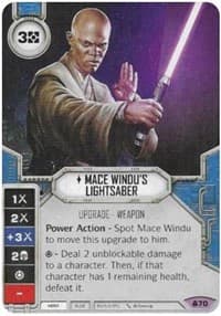 Mace Windu's Lightsaber (Card Only)