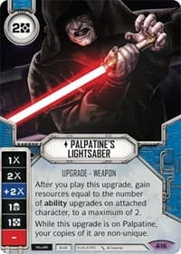 Palpatine's Lightsaber (Card Only)