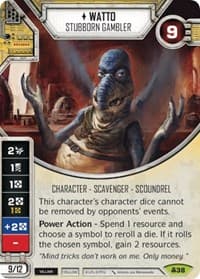 Watto - Stubborn Gambler (Card Only)