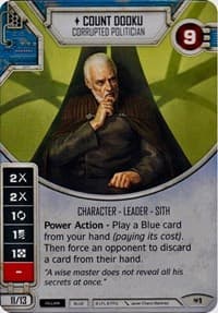 Count Dooku - Corrupted Politician (Card Only)