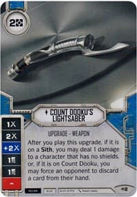 Count Dooku's Lightsaber (Card Only)
