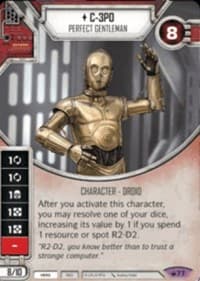 C-3P0 - Perfect Gentleman (Card Only)