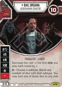 Bail Organa - Alderaanian Senator (Card Only)