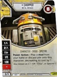 Chopper - Metal Menace (Card Only)