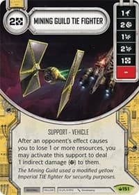 Mining Guild TIE Fighter (Card Only)