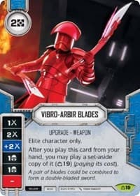 Vibro-Arbir Blades (Card Only)